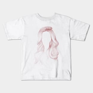 Wavy Hair Kids T-Shirt